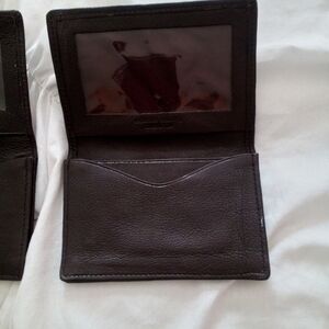 Cabretta Brown Leather Wallets